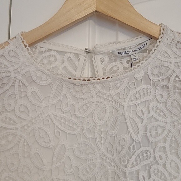 Rebecca Minkoff Lace Jade Top Size S - Picture 4 of 10